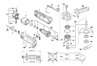 Bosch 3 603 CA2 731 PWS 850-125 Angle Grinder Spare Parts